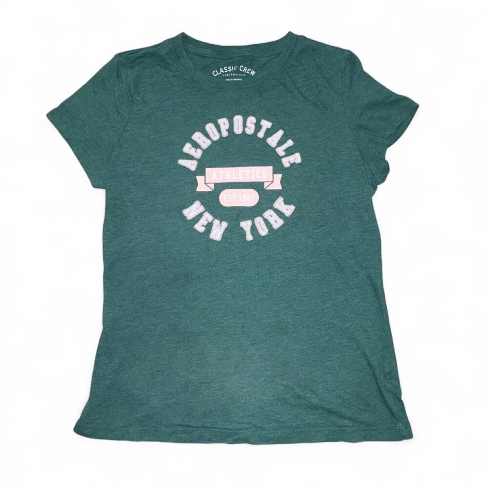 Green Aeropostale size large baby tee